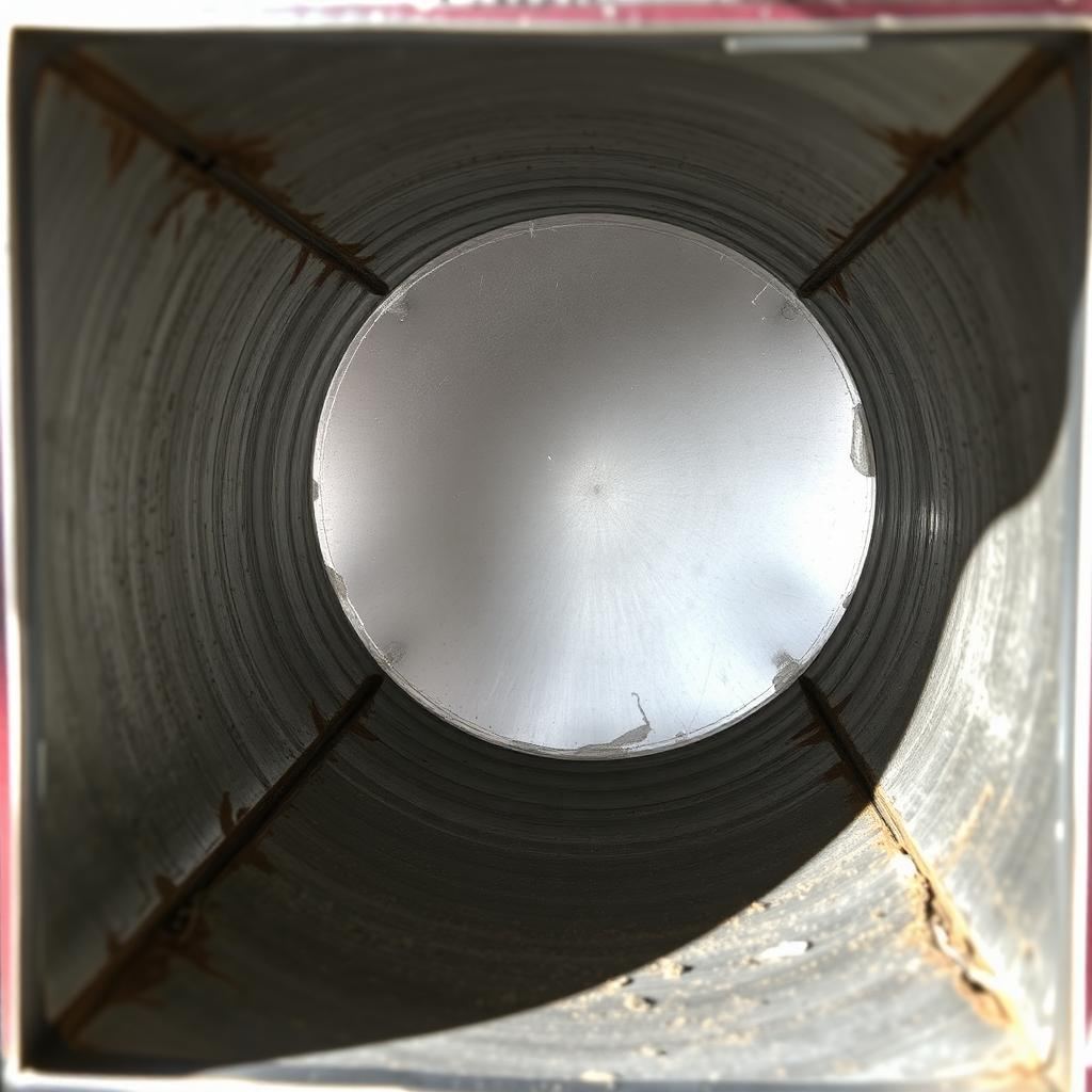 Air duct vent spotless after professional cleaning